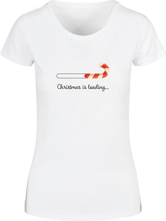 Merchcode Ladies Christmas Loading Basic Tee - 118261