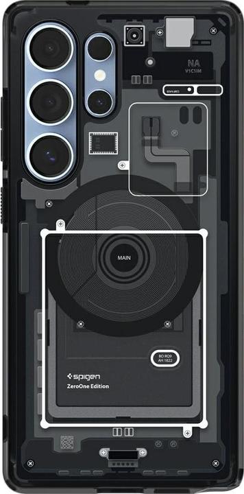 Immagine prodotto Spigen Ultra Hybrid Mag Hülle für Samsung Galaxy S25 Ultra Zero One – Schwarz (Samsung Galaxy S25 Ultra)