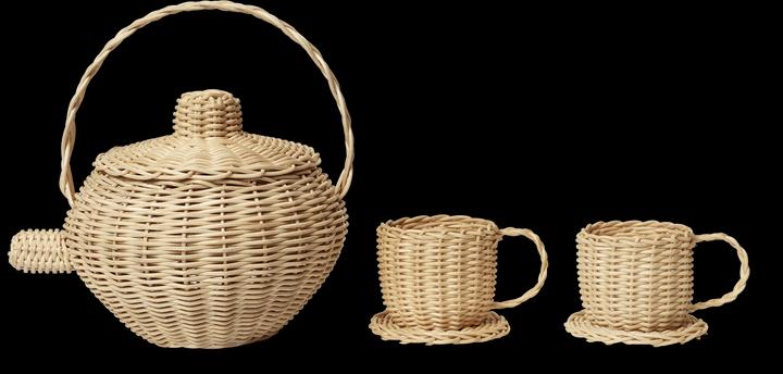 Immagine prodotto Ferm Living Set da tè in rattan