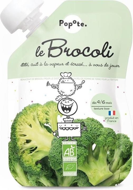Actual product image Popote Quetschie Broccoli BIO (120 g)