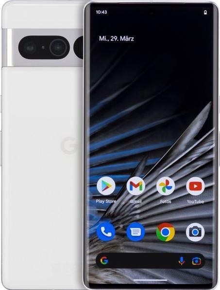 Actual product image Google Pixel 7 Pro (256 GB, White, 6.70", SIM + eSIM, 50 Mpx, 5G)