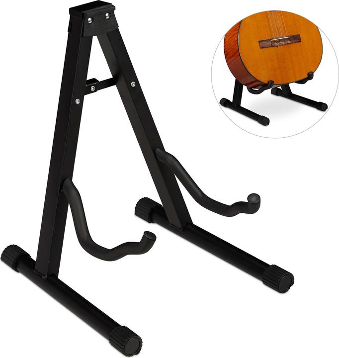 Produktbild Relaxdays Gitarrenständer (Gitarre, E-Gitarre, E-Bass)