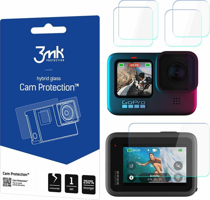 Actual product image 3MK CamProtect GoPro HERO 9 Black Hybrid Glass (GoPro Hero 9)