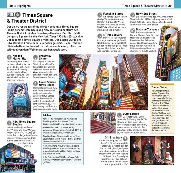 Produktbild TOP10 Reiseführer New York (Deutsch, DK Verlag Reise, 2023)