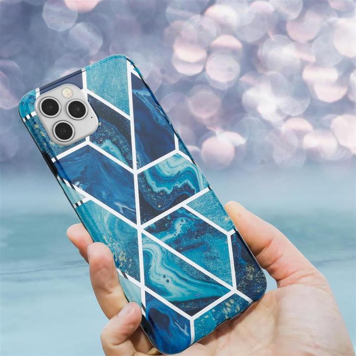 Image du produit Cadorabo Couverture IMD TPU Marbre coloré (Apple iPhone 12, Realme 12 Pro+)