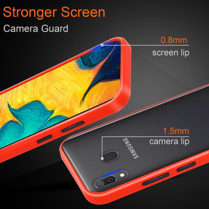 Actual product image Cadorabo Hybrid Matt Cover (TCL A30, Samsung Galaxy M10s, Samsung Galaxy A20)