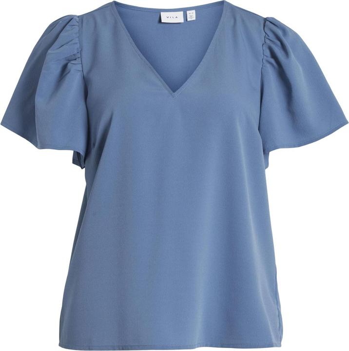 Actual product image Vila Short sleeve top with V-neck (34)