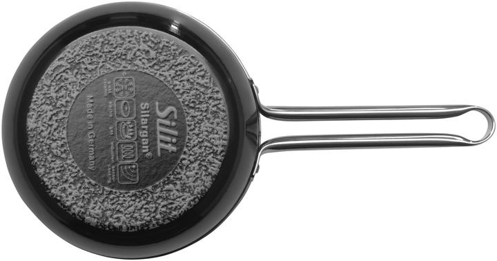 Actual product image Silit Elegance Line cooking pot set 16 cm/20 cm/24 cm, black (24 cm, Pan set + pot set, Stainless steel)