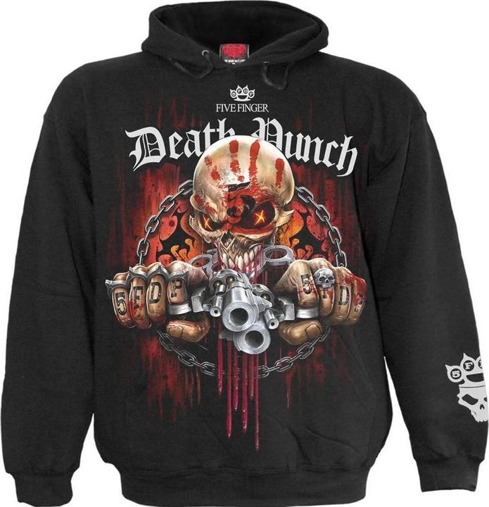 Actual product image Spiral Unisex Adult Assassin Five Finger Death Punch Hoodie (XXL)
