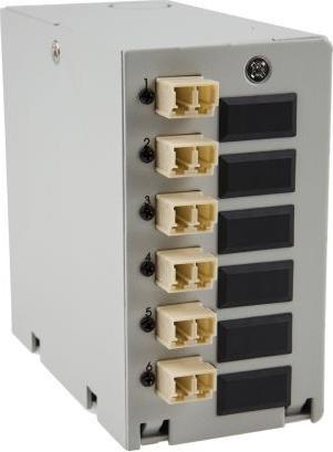 Actual product image Rs Pro Din Rail box loaded with 6 x LC