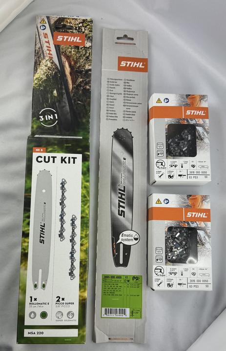 Produktbild Stihl CUT KIT 8 MSA220 30050009906, 30050004809 + 36160000050 (Kettensäge, Gartenmaschinen Ersatzteile)