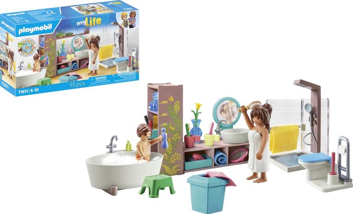 Actual product image Playmobil Bathroom (71611, Playmobil My Life)