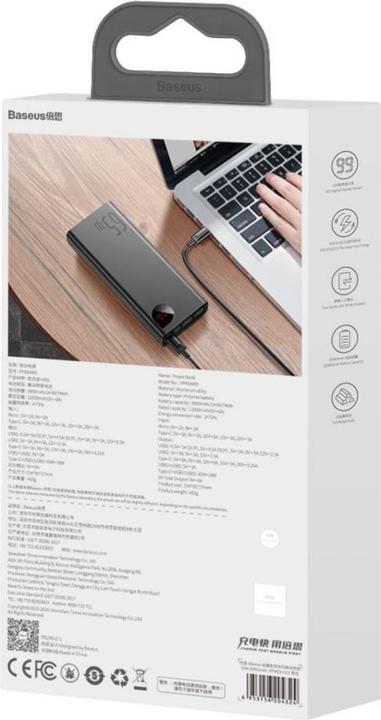Actual product image Baseus Adaman Series (20000 mAh, 65 W, 74 Wh)