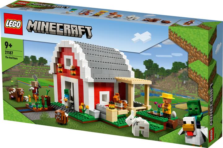 Actual product image LEGO The red barn (21187, LEGO Minecraft)