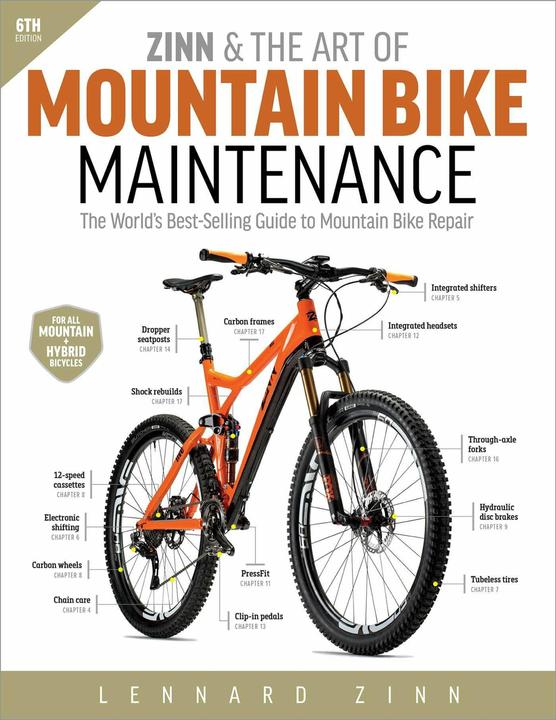 Actual product image Zinn & the Art of Mountain Bike Maintenance: The World's Best-Selling Guide to Mountain Bike Repair (English, Lennard Zinn, 2018)