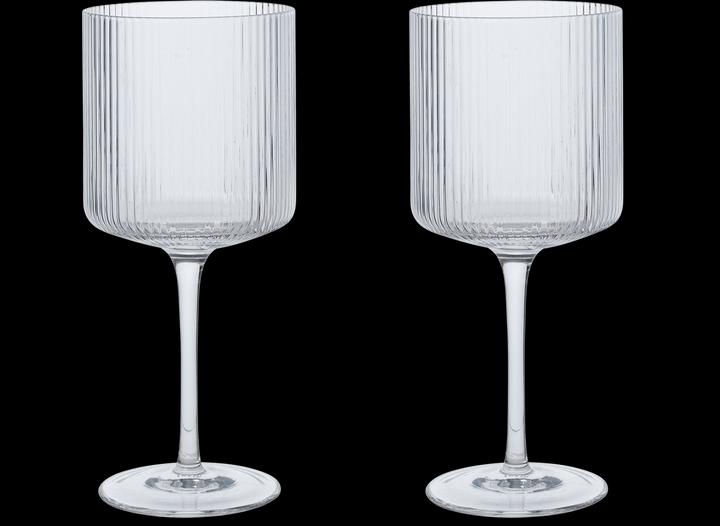 Immagine prodotto Ferm Living Ondulazione (32.50 cl, 2 Occhiali, Bicchieri da vino bianco)