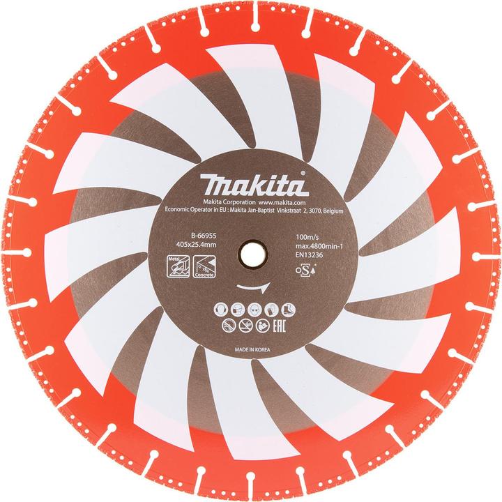 Actual product image Makita Diamond disc 405mm rescue