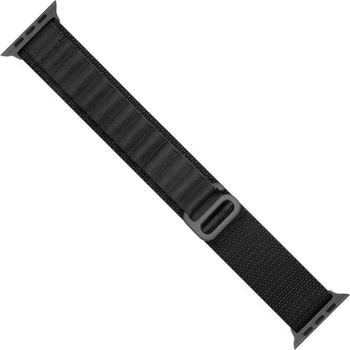 Produktbild Hurtel Strap with Alpine steel buckle for Apple Watch 38/40/41 mm - black (Kunststoff)