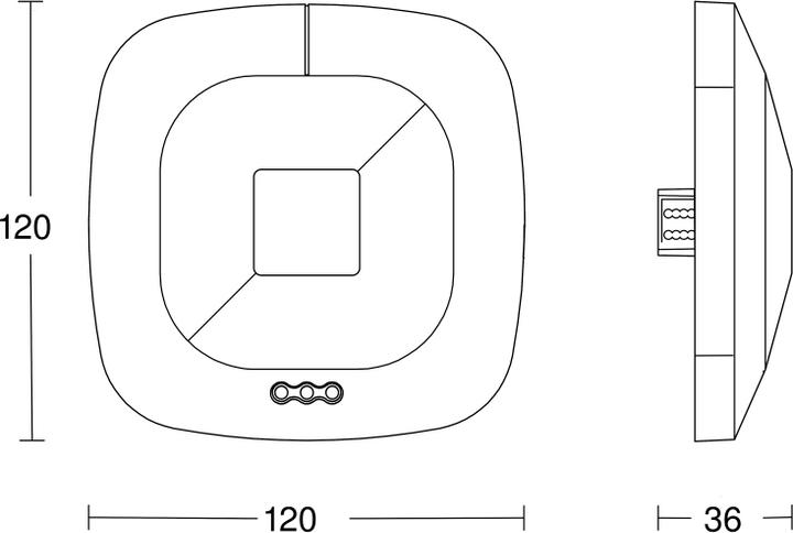 Produktbild Steinel Präsenzmelder-Bus DALI UP ws 360° v140° 002817 (6 m)
