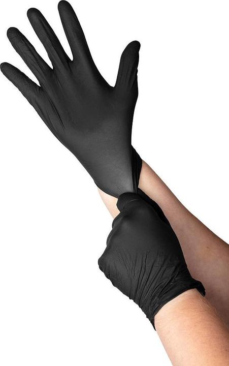 Actual product image Neo Nitrile gloves, black, 100 pieces, size XL (XL)