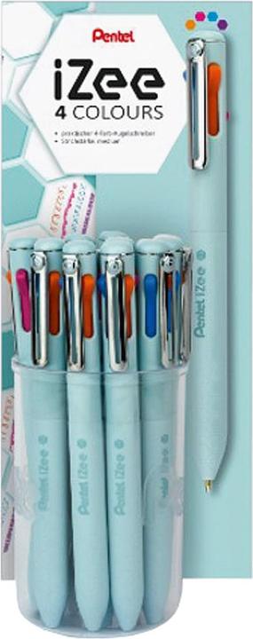 Produktbild Pentel Mehrfarb-Kugelschreiber iZee, hellblau (Hellblau, 12 x)