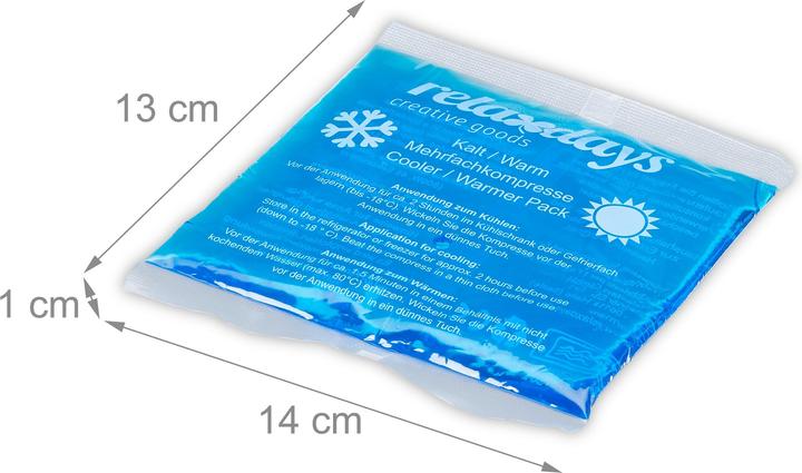 Produktbild Relaxdays 16x Kühlpad (16 x, 140 g)