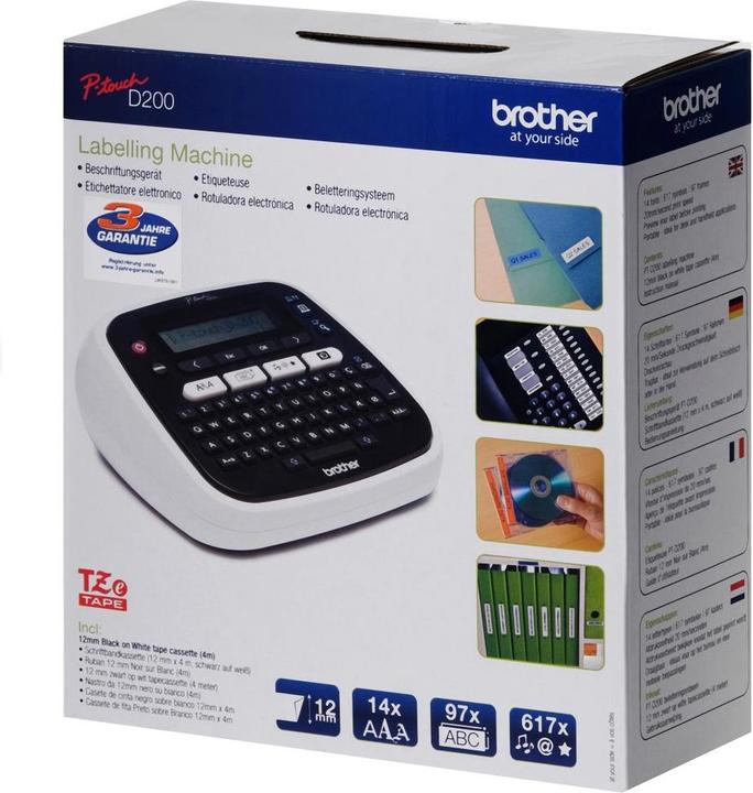 Produktbild Brother P-Touch D200BWZG1