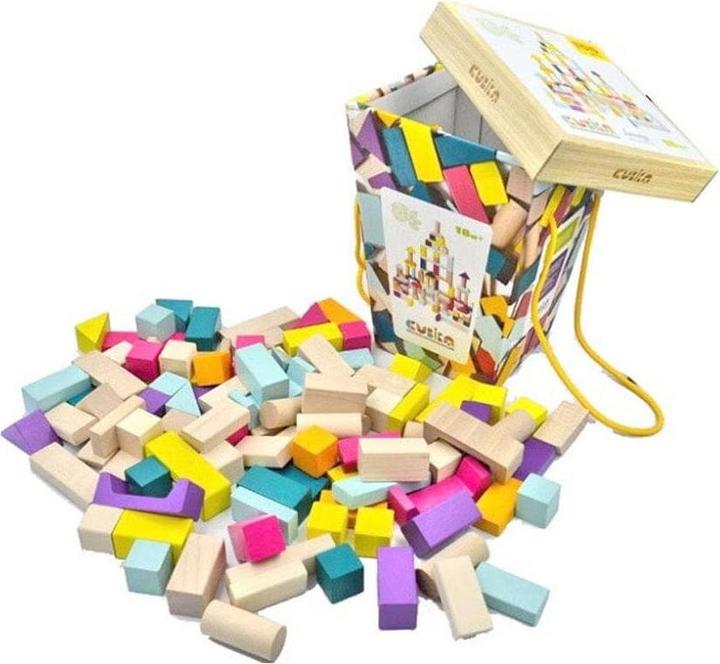 Actual product image Cubika Wooden blocks set 100 pieces
