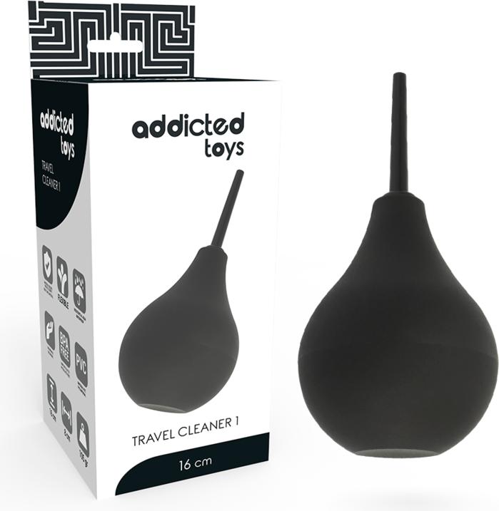 Actual product image Addicted toys Limpiador Anal Negro