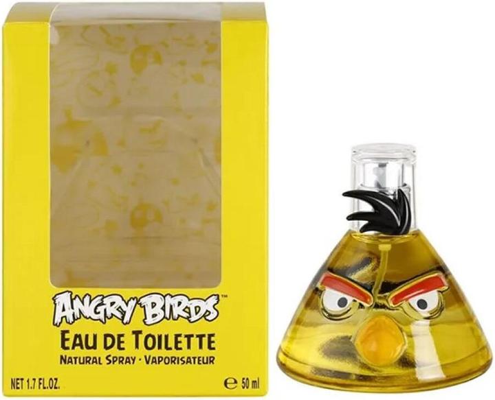 Immagine prodotto Air Val International Angry Birds Yellow Bird di Eau de Toilette Spray (Unisex) 50 ml (Eau de toilette, 50 ml)