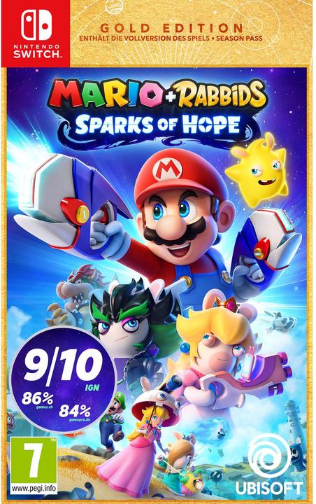 Ubisoft Mario + The Lapins Crétins : Sparks of Hope - Édition Gold (Switch, DE)
