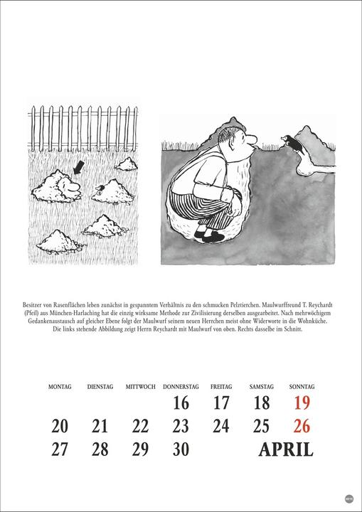 Actual product image Loriot Heile Welt Halbmonatskalender 2026 (German)