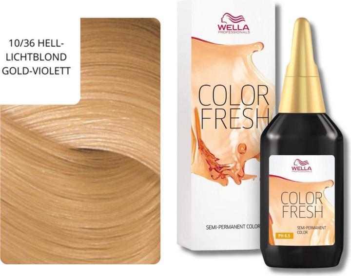 Image du produit Wella Color Fresh Acid (10/36 Blond blond clair-or-violet violet)