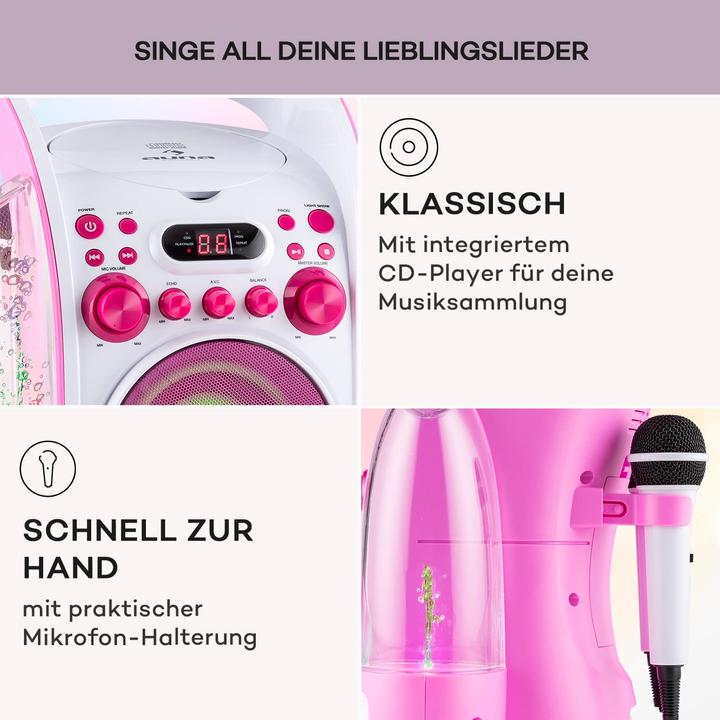 Immagine prodotto Auna Sistema karaoke, rosa