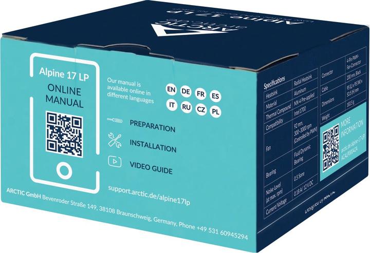 Image du produit Arctic Alpine 17 LP (55 mm)