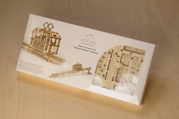 Actual product image Ugears Tram and rails