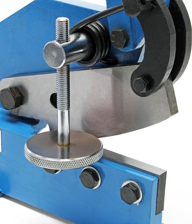 Immagine prodotto Wiltec Cisaille de levier de 200 mm Découpe de tôle Métal Acier rond plat Machine manuelle Atelier (200 mm)