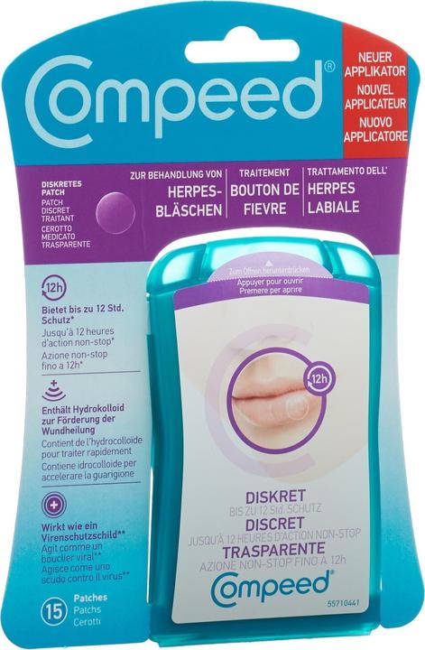 Actual product image Compeed Herpes cold sore patch (15 x)