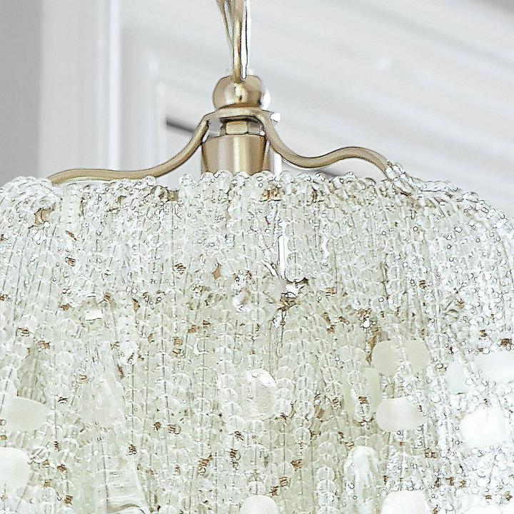 Immagine prodotto Loberon Lampadario Zamanah crema (18 cm)