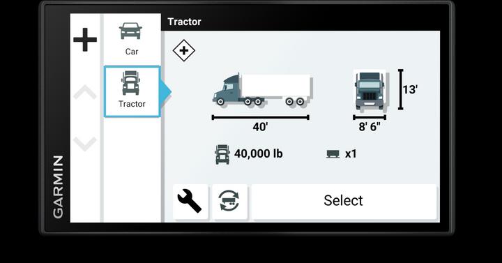 Actual product image Garmin Dezl LGV610 MT-D EU (6")