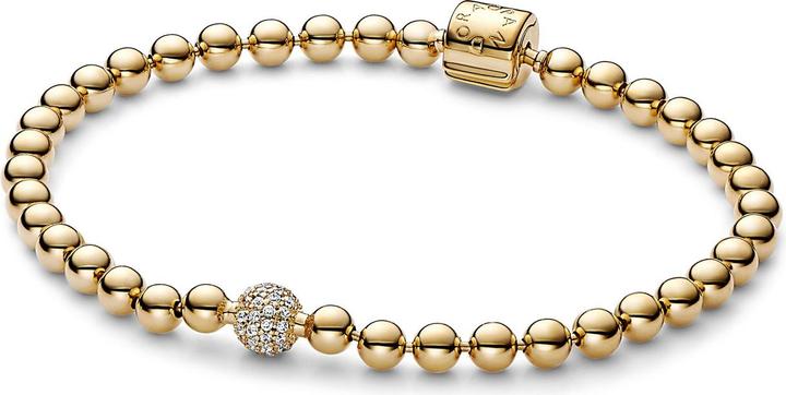 Immagine prodotto Pandora Bracciale con perline (17 cm, Dorato, Metallo)