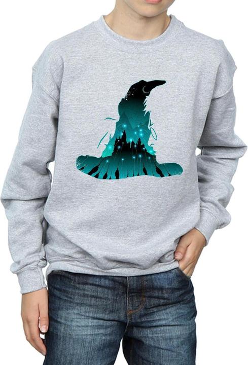Immagine prodotto Hogwarts Silhouette Felpa Ragazzi (140, 146)