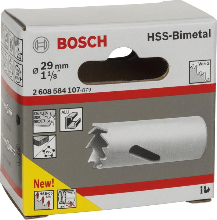 Produktbild Bosch Professional Zubehör Lochsäge HSS-Bimetall für Standardadapter, 29 mm, 1 1/8-Zoll (29 mm)