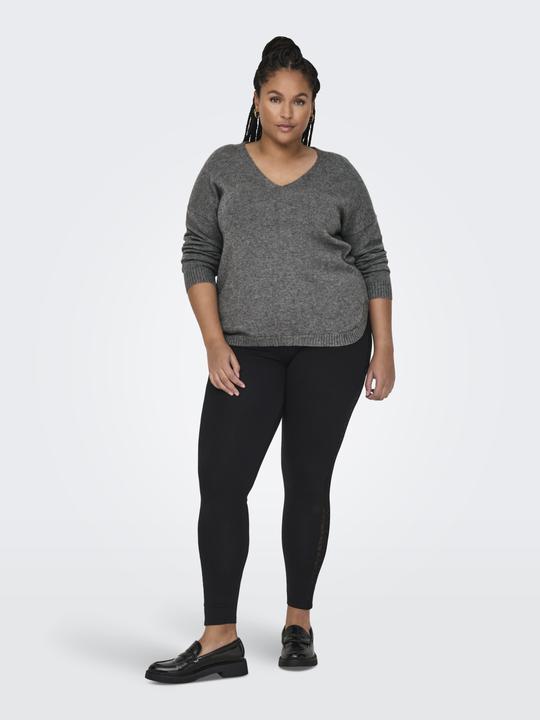 Produktbild Only Curvy V-Ausschnitt Strickpullover Strickpullover (S)