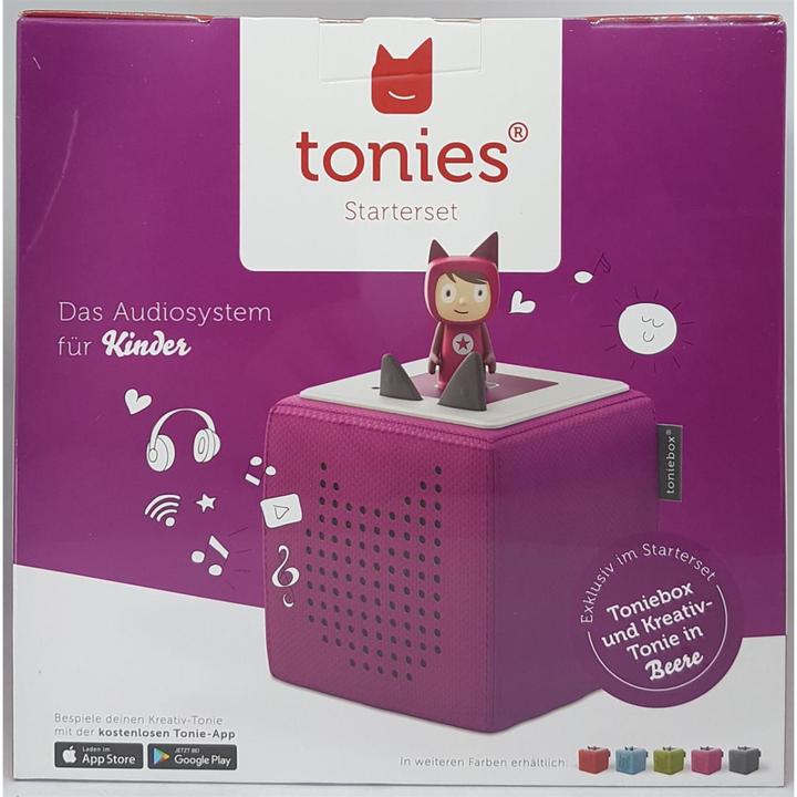 Actual product image Tonies Toniebox starter set berry (creative tone) (German)
