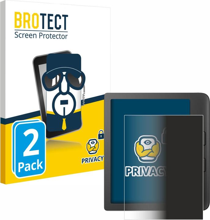 Actual product image BROTECT Anti-spy privacy film Blue light protection film (Tolino Vision 6)
