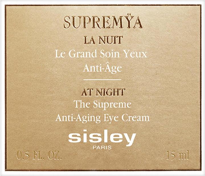 Actual product image Sisley Supremÿa La Nuit Le Grand Soin Yeux Anti-Âge (Crème, 15 ml, Night)