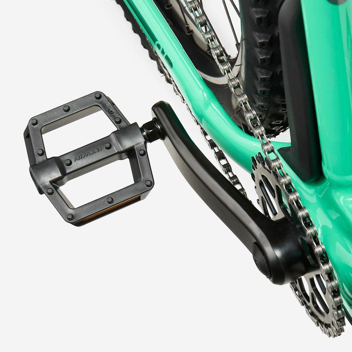 Actual product image Rockrider Kinderfahrrad E-Mountainbike 26 Zoll E-EXPL 900 grün (66.04 cm)