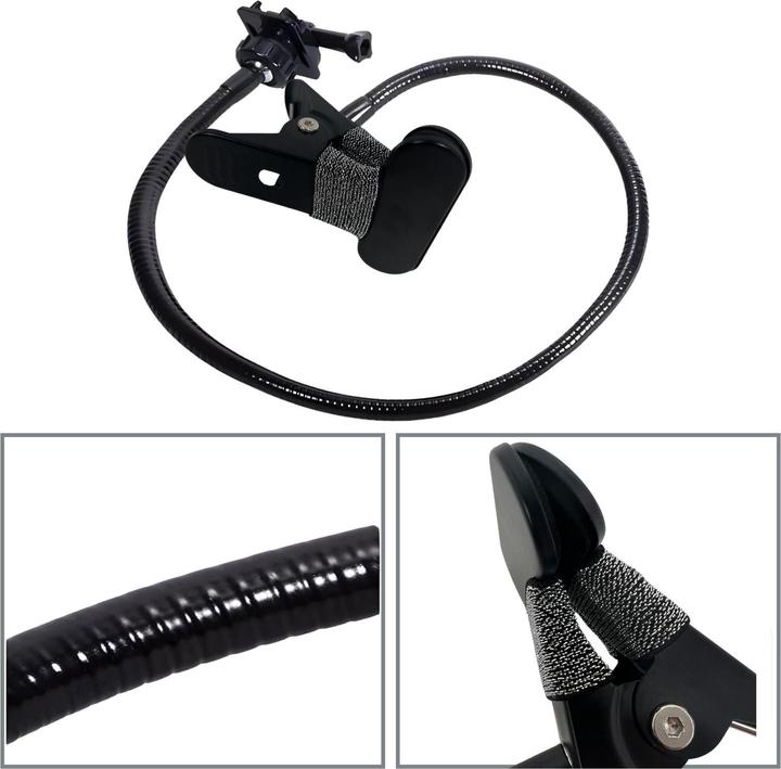 Actual product image Hermex Flexible gooseneck clamp mount (Various)