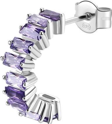 Actual product image Brosway Fancy Magic Purple FMP12 sparkling single earring